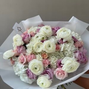 bouquet amour blanc